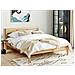 Letto Matrimoniale Moderno In Legno Marrone Chiaro 160x200cm Carnac - Foto miniatura 15