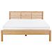 Letto Matrimoniale Moderno In Legno Marrone Chiaro 160x200cm Carnac - Foto miniatura 14
