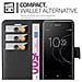 Custodia Compatibile Con Sony Xperia Xa1 Plus In Nero Carbone - Coperchio Protettiva Con Chiusura Magnetica, Funzione Stand E Tasca Per Le Carte - Foto miniatura 4