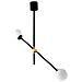 Lampadario Antitesi Nera / oro 2xe14 91x75x13cm - Foto miniatura 2