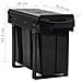 Cestino Estraibile per Mobile Cucina Chiusura Ammortizzata 36L - Foto miniatura 7