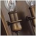 Applique A 2 Luci, Ottone Anticato Verniciato - Foto miniatura 3
