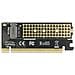 Pci Express X16 Card To 1 X Nvme M. 2 Key M - Speicher-controller - 1 Sender / kanal - M. 2 Card - Pcie 3.0 X16 - Foto miniatura 2