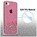 Cadorabo Custodia Compatibile Con Apple Iphone 7 / 7s / 8 / Se 2020 In Rosa Con Glitter - Coperchio Protettivo In Silicone Tpu Flessibile Con Glitter Scintillanti - Foto miniatura 4