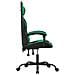 Sedia Da Gaming Nera E Verde In Similpelle - Foto miniatura 7