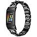 Cinturino Compatibile Con Fitbit Charge 5 In Acciaio Inossidabile Nero - Foto miniatura 4