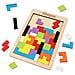 Blocchi Di Legno Puzzle Rompicapo Giocattolo Tangram Jigsaw Intelligenza Colorati 3d Blocchi Russi Gioco Stem Montessori Regalo Educativo Per Bambini (40 Pezzi) - Foto miniatura 1