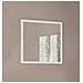 Specchio Rino, Specchio Da Bagno, 100% Made In Italy, Cm 60x2h60, Bianco Lucido - Foto miniatura 1