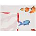 Tovaglia Copritavolo Cucina In 100% Cotone Stampa Digitale Disegno Oceano 140x240 Rosso - Foto miniatura 5