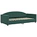 Divano Letto Estraibile Materassi Verde Scuro 100x200 Velluto - Foto miniatura 3