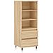 Credenza Rovere Sonoma 40x36x110 Cm In Legno Multistrato - Foto miniatura 2