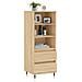 Credenza Rovere Sonoma 40x36x110 Cm In Legno Multistrato - Foto miniatura 3