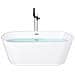 Vasca Da Bagno Freestanding Havana 170 X 73 Cm Bianco - Foto miniatura 2