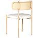 Set Di 2 Sedie Da Pranzo Metallo Legno Chiaro Andover - Foto miniatura 4