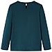 Maglietta Per Bambini A Maniche Lunghe Verde Scuro 128 - Foto miniatura 2