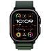 Watch Ultra 2 GPS + Cellular 49mm Cassa Titanio Nero con Dark Green Alpine Loop - Medium - Foto miniatura 2