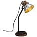 Lampada Da Scrivania 25 W Argento Vintage 18x18x60 Cm E27 - Foto miniatura 1