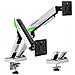 DT38TSR-345 Supporti a parete per TV 96,5 cm (38") Scrivania Nero, Bianco - Foto miniatura 1