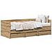 Daybed Rovere Artigianale Legno Ingegnerizzato 90 x 190 cm - Foto miniatura 1
