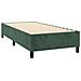 Letto a Molle con Materasso e LED Verde Scuro 90x200cm Velluto - Foto miniatura 5