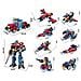 10 In 1 Set Di Costruzione Di Robot E Veicoli 725 Mattoncini Assemblabili - Foto miniatura 2