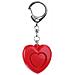 Allarme Di Sicurezza Personale A Forma Di Cuore Con Luce Led - Allarme Portachiavi Di Emergenza Da 125db Red - Foto miniatura 1