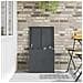 Scatola di Stoccaggio Esterno Antracite 55 x 50.5 x 50 cm - Foto miniatura 4