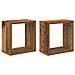 Mensole da Parete 2 pcs Legno vecchio 26 x 15 x 26 cm - Foto miniatura 1