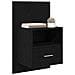 Armadietto per letto 2 pcs Rovere nero 48.5 x 32.5 x 80 cm - Foto miniatura 3