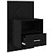 Armadietto per letto 2 pcs Rovere nero 48.5 x 32.5 x 80 cm - Foto miniatura 5