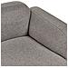 Divano 3 Posti Afoss Tessuto Grigio Scuro - Foto miniatura 6