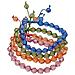 Confezione Da 4 Braccialetti Con Perline Sfaccettate E Chiusura Scorrevole A Nodo Di Cobra - Foto miniatura 1