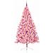 Albero di Natale artificiale con luci integrate Rosa 240 cm PVC - Foto miniatura 3