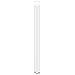 Gambe per tavolo da bar a forma di U 2 pz bianche 60x(100-101) cm in acciaio - Foto miniatura 6