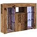 Mobile TV LED Angolare Legno vecchio 107 x 40 x 68 cm - Foto miniatura 1