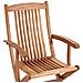 Set Di 2 Sedie Da Giardino Con Cuscini Maui Premium Legno D \'acacia Rosso - Foto miniatura 7