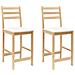 Sedie da pranzo 2 pcs Naturale 40 x 47,5 x 99,5 cm - Foto miniatura 1