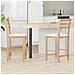 Sedie da pranzo 2 pcs Naturale 40 x 47,5 x 99,5 cm - Foto miniatura 2