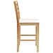Sedie da pranzo 2 pcs Naturale 40 x 47,5 x 99,5 cm - Foto miniatura 6