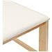Sedie da pranzo 2 pcs Naturale 40 x 47,5 x 99,5 cm - Foto miniatura 9