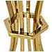 Tavolo Vkh880-oro-vetro-40x40x81 Cm - Foto miniatura 3
