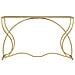 Tavolo Consolle Vkh626-oro-metallo-130x40x75 Cm - Foto miniatura 2