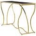 Tavolo Consolle Vkh626-oro-metallo-130x40x75 Cm - Foto miniatura 3