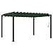 Gazebo con tetto ventilato Verde 3 x 4 x 2,14 m - Foto miniatura 1