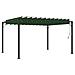 Gazebo con tetto ventilato Verde 3 x 4 x 2,14 m - Foto miniatura 3