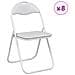 Sedia pieghevole 8 pcs Bianco 48 x 43,5 x 81 cm Pelle Sintetica - Foto miniatura 3
