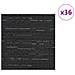 Piastrella per Tappeto Strisce Nere 50 x 50 cm 36 pcs - Foto miniatura 3