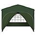 Tenda per feste a pop-up 290 x 290 x 245 cm Verde - Foto miniatura 7
