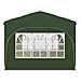 Tenda per feste a pop-up 290 x 290 x 245 cm Verde - Foto miniatura 8