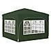Tenda per feste a pop-up 290 x 290 x 245 cm Verde - Foto miniatura 9